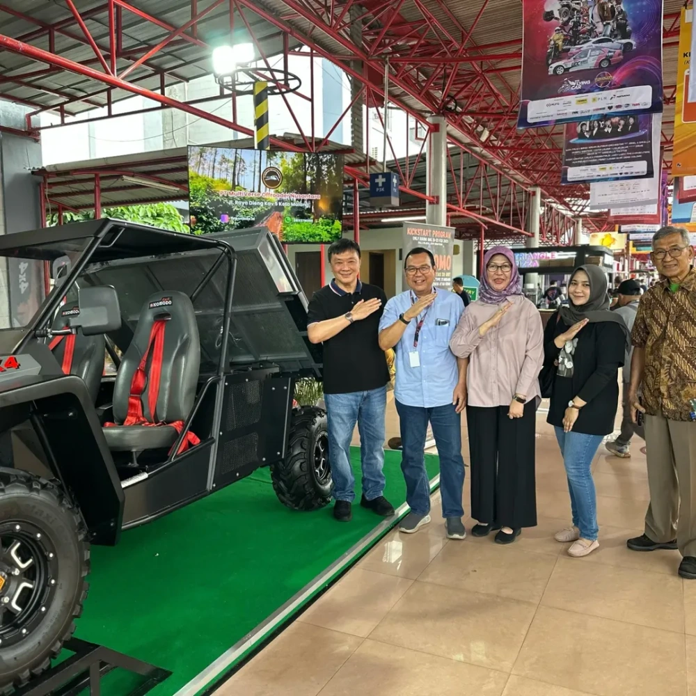 FIN Komodo saat hadir di ajang pameran otomotif. (Instagram @ibnu_susilo)